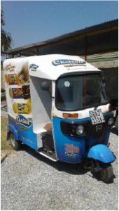 Branded Baja Auto Rickshaw