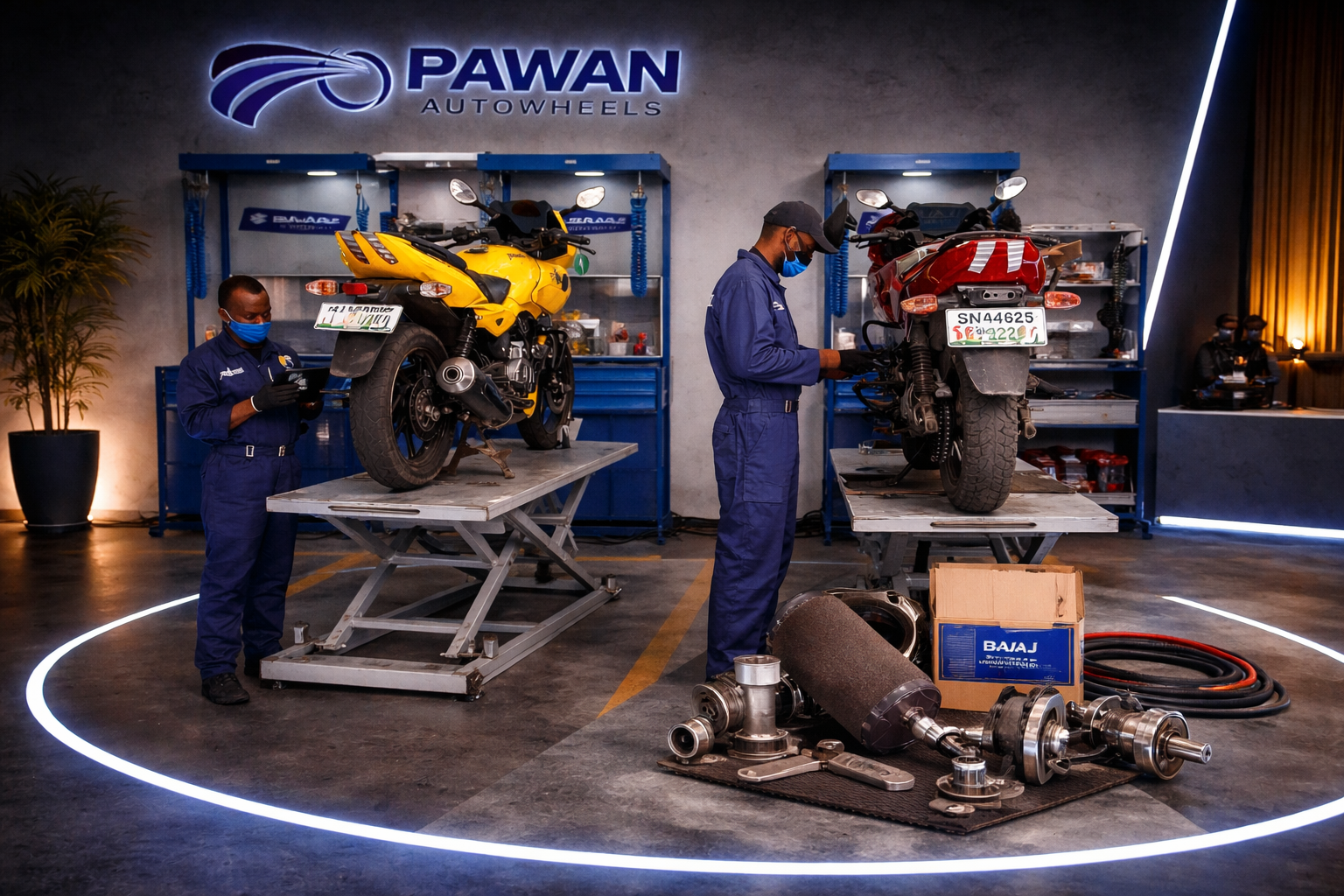 Bajaj motorcycle servicing and spare parts Lusaka Zambia